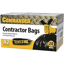 Amazon.com: Commander 42 Gallon 3 MIL (eq) Heavy Duty